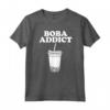 Boba Addict Funny Bubble Tea Boba Addict Maglietta - Cute Boba Apparel for Milk Tea Lovers