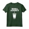 Boba Addict Funny Bubble Tea Boba Addict Maglietta - Cute Boba Apparel for Milk Tea Lovers