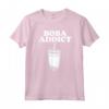 Boba Addict Funny Bubble Tea Boba Addict Maglietta - Cute Boba Apparel for Milk Tea Lovers
