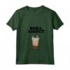 Donna Boba Addict - Funny Bubble Tea Boba Addict Maglietta con Collo a V - Quirky Boba Lover Apparel