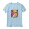 HapTiger Pixar Up Dug Watercolor Rainbow Maglietta - Officially Licensed Apparel for Pixar Fans - Adventure is Out There