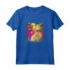HapTiger Pixar Up Dug Watercolor Rainbow Maglietta - Officially Licensed Apparel for Pixar Fans - Adventure is Out There