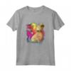 HapTiger Pixar Up Dug Watercolor Rainbow Maglietta - Officially Licensed Apparel for Pixar Fans - Adventure is Out There