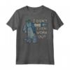 HapTiger Pixar Monsters Inc. Sully Work Out Maglietta - Officially Licensed Pixar Apparel - We Scare Because We Care