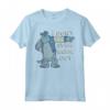 HapTiger Pixar Monsters Inc. Sully Work Out Maglietta - Officially Licensed Pixar Apparel - We Scare Because We Care