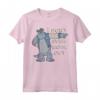 HapTiger Pixar Monsters Inc. Sully Work Out Maglietta - Officially Licensed Pixar Apparel - We Scare Because We Care