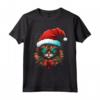 Pixie Bob Cat Christmas Graphic Tee per Uomo Donna - Maglietta Divertente di Natale - Regalo Unico per Tutta la Famiglia