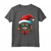 Pixie Bob Cat Christmas Graphic Tee per Uomo Donna - Maglietta Divertente di Natale - Regalo Unico per Tutta la Famiglia
