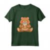 Cute Bear & Boba Tea - Kawaii Maglietta Bubble Tea Anime - Ideale come Regalo Divertente