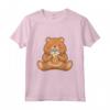 Cute Bear & Boba Tea - Kawaii Maglietta Bubble Tea Anime - Ideale come Regalo Divertente