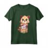 Panda Rosso, Boba, Bubble Tea, Anime - Divertente Maglietta HapTiger - Ideale per gli Amanti del Bubble Tea e dell'Anime