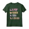 K-Pop Ramen Bubble Tea Boba Giapponese Noodles Ciotola Kpop Maglietta - Regalo Unico per Amanti del K-Pop e del Tè Boba Giapponese - Ideale per Compleanno, Natale o Halloween