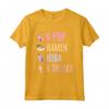 K-Pop Ramen Bubble Tea Boba Giapponese Noodles Ciotola Kpop Maglietta - Regalo Unico per Amanti del K-Pop e del Tè Boba Giapponese - Ideale per Compleanno, Natale o Halloween