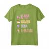 K-Pop Ramen Bubble Tea Boba Giapponese Noodles Ciotola Kpop Maglietta - Regalo Unico per Amanti del K-Pop e del Tè Boba Giapponese - Ideale per Compleanno, Natale o Halloween