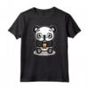 Bubble Boba Tea Kawaii Panda Bear Tapioca Milk Tea Gift Maglietta - Cute Panda Design for Bubble Tea Lovers - Perfect Gift for Women and Girls
