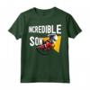 HapTiger Pixar Incredibles 2 Dash Incredible Son Portrait Maglietta - Officially Licensed Apparel for Kids
