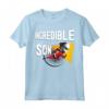 HapTiger Pixar Incredibles 2 Dash Incredible Son Portrait Maglietta - Officially Licensed Apparel for Kids