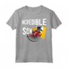 HapTiger Pixar Incredibles 2 Dash Incredible Son Portrait Maglietta - Officially Licensed Apparel for Kids