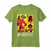 HapTiger Pixar Incredibles Box Comic Retro Maglietta - Officially Licensed Apparel for Fans
