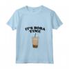 Donna Boba Tea Funny It's Boba Time Maglietta con Collo a V - Bubble Tea Lover Apparel for Boba Time Enthusiasts