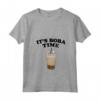 Donna Boba Tea Funny It's Boba Time Maglietta con Collo a V - Bubble Tea Lover Apparel for Boba Time Enthusiasts