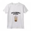 Donna Boba Tea Funny It's Boba Time Maglietta con Collo a V - Bubble Tea Lover Apparel for Boba Time Enthusiasts