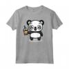 Bubble Boba Tea Kawaii Panda Bear Gift Maglietta - Cute Cartoon Design for Bubble Tea Lovers and Panda Enthusiasts