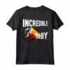 HapTiger Pixar Incredibles 2 Incredible Baby Portrait Maglietta - Officially Licensed Apparel for Kids - 18PXIT00088A-001 Included
