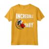 HapTiger Pixar Incredibles 2 Incredible Baby Portrait Maglietta - Officially Licensed Apparel for Kids - 18PXIT00088A-001 Included
