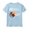 HapTiger Pixar Incredibles 2 Incredible Baby Portrait Maglietta - Officially Licensed Apparel for Kids - 18PXIT00088A-001 Included