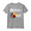 HapTiger Pixar Incredibles 2 Incredible Baby Portrait Maglietta - Officially Licensed Apparel for Kids - 18PXIT00088A-001 Included