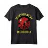 HapTiger Pixar Incredibles Two Together Maglietta - Officially Licensed Apparel for Disney Fans - Buy Online Now