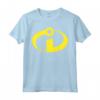HapTiger Pixar Incredibles Yellow Logo Pocket Maglietta - Officially Licensed Apparel for Fans