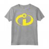 HapTiger Pixar Incredibles Yellow Logo Pocket Maglietta - Officially Licensed Apparel for Fans