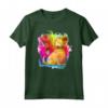 HapTiger Pixar Up Dug Watercolor Rainbow C1 Maglietta - Officially Licensed Apparel for Disney Fans - Adventure is Out There!