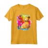 HapTiger Pixar Up Dug Watercolor Rainbow C1 Maglietta - Officially Licensed Apparel for Disney Fans - Adventure is Out There!