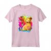 HapTiger Pixar Up Dug Watercolor Rainbow C1 Maglietta - Officially Licensed Apparel for Disney Fans - Adventure is Out There!