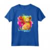 HapTiger Pixar Up Dug Watercolor Rainbow C1 Maglietta - Officially Licensed Apparel for Disney Fans - Adventure is Out There!