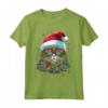 Pixie Bob Cat Christmas Graphic Tee per Uomo Donna - Maglietta Divertente Natale - Ideale come Regalo per Uomini, Donne, Ragazzi e Ragazze
