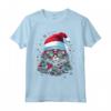 Pixie Bob Cat Christmas Graphic Tee per Uomo Donna - Maglietta Divertente Natale - Ideale come Regalo per Uomini, Donne, Ragazzi e Ragazze