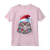 Pixie Bob Cat Christmas Graphic Tee per Uomo Donna - Maglietta Divertente Natale - Ideale come Regalo per Uomini, Donne, Ragazzi e Ragazze