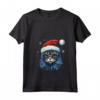 Pixie Bob Cat Christmas Graphic Tee per Uomo Donna - Maglietta Divertente Natale con Collo a V - Regalo Gatto Pixie Bob