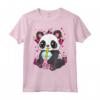 Boba Bubble Tea Panda Drinking Boba Maglietta - Cute Panda Design for Boba Lovers - Great Gift Idea