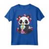Boba Bubble Tea Panda Drinking Boba Maglietta - Cute Panda Design for Boba Lovers - Great Gift Idea