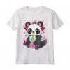 Boba Bubble Tea Panda Drinking Boba Maglietta - Cute Panda Design for Boba Lovers - Great Gift Idea