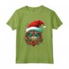 Pixie Bob Cat Christmas Graphic Tee - Maglietta divertente per Natale - Ideale per Uomo, Donna e Regali di Natale