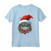 Pixie Bob Cat Christmas Graphic Tee - Maglietta divertente per Natale - Ideale per Uomo, Donna e Regali di Natale