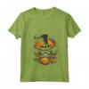Pixie_Bob Cat Halloween Graphic Tees per Uomo Donna - Maglietta Divertente Personalizzata Halloween con Collo a V - Ideale per Uomini, Donne, Ragazzi e Ragazze tutto l'Anno
