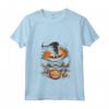 Pixie_Bob Cat Halloween Graphic Tees per Uomo Donna - Maglietta Divertente Personalizzata Halloween con Collo a V - Ideale per Uomini, Donne, Ragazzi e Ragazze tutto l'Anno
