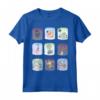 HapTiger Pixar Up Movie Scene Squares Maglietta - Officially Licensed Apparel for Up Movie Fans - Adventure is Out There!